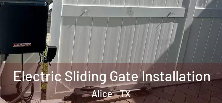  Electric Sliding Gate Installation Alice - TX